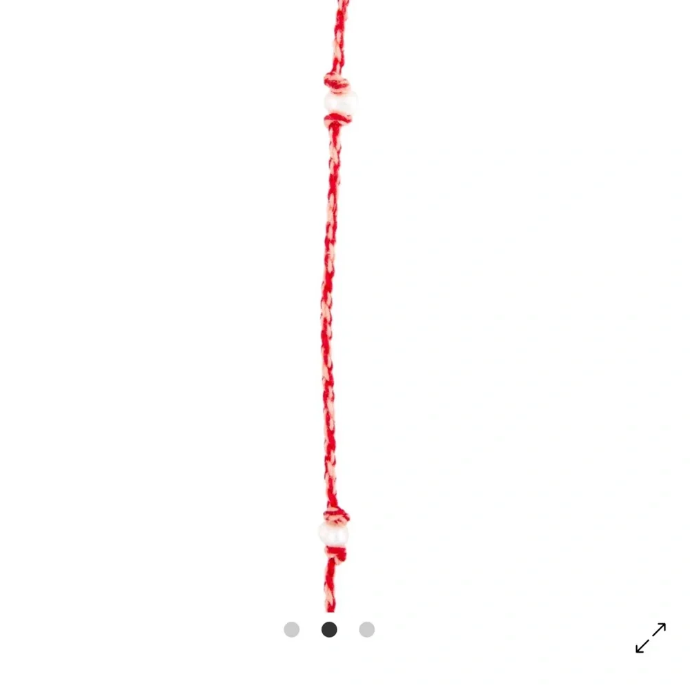 Marie Lichtenberg 29” 9K Cultured Pearl and Silk Cord Station Necklace Chain - Picture 6 of 8